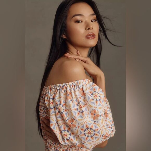 NEW Anthologie DOLAN Off-The-Shoulder Textured Top - Picture 4 of 15